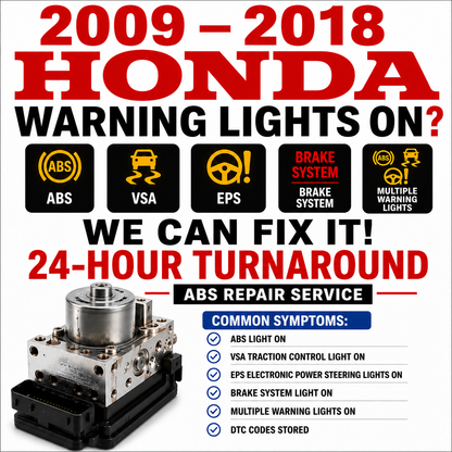 Honda ABS Module Replacement Too Expensive? We Repair Yours